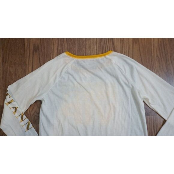 Old Navy Girl's Yellow Polka Dot “VIP” Graphic Pajama Top - Size L (10/12) NWOT - Picture 10 of 11